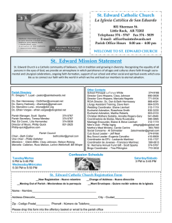 St. Edward Mission Statement