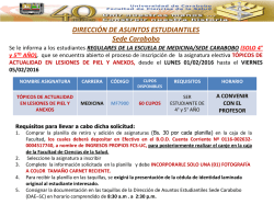 Diapositiva 1 - Facultad de Ciencias de la Salud UC