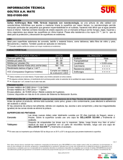 Hoja T&eacute;cnica 1