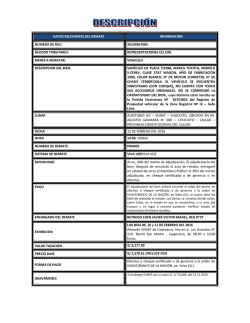 representaciones cel eirl bienes a remata