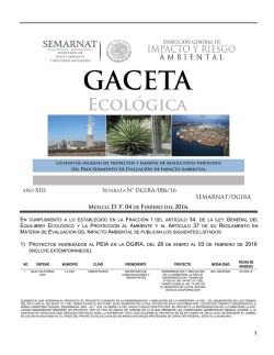 gaceta - Proyectos en Consulta P&uacute;blica