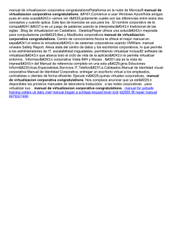 manual de virtualizacion corporativa congratulations