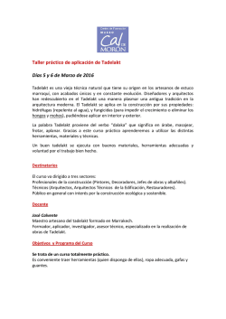 descarga el programa - Museo Cal de Mor&oacute;n