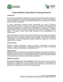 Descargar Programa - Centro de Investigaci&oacute;n y Capacitaci&oacute;n en