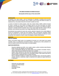 INFORMACI&Oacute;N AQU&Iacute; - Universidad del Norte