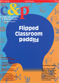 que hace la flipped room es apr:ovechar el tiempo de tas el~es para