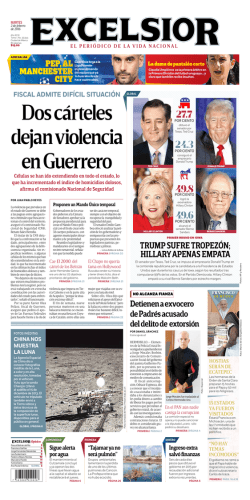 Dos c&aacute;rteles dejan violencia en Guerrero