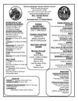 PARISH SECRETARY - John Patrick Publishing Company