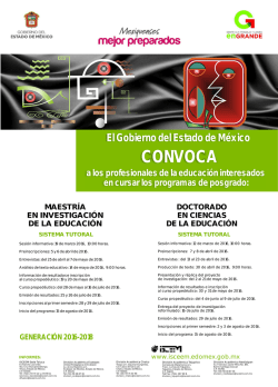 Convocatoria - ISCEEM - Gobierno del Estado de M&eacute;xico