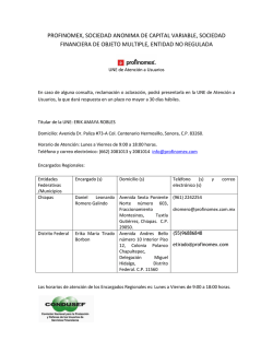 Unidad especializada de consultas y reclamaciones