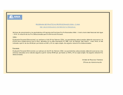 A  ANA - Autoridad Nacional del Agua