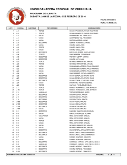 UNION GANADERA REGIONAL DE CHIHUHAUA