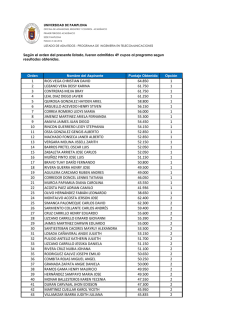 Listado - Universidad de Pamplona