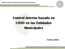 Presentaci&oacute;n 06: Control Interno Municipal