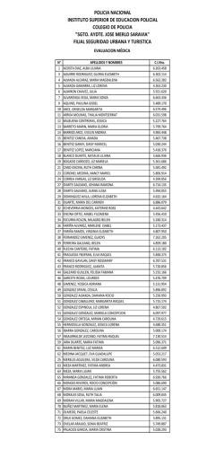 POLICIA NACIONAL INSTITUTO SUPERIOR DE