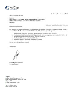 AdCap AdCap Asset Management Peru Calle Amador Merino