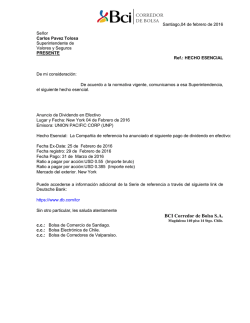 2016020015524 - Superintendencia de Valores y Seguros