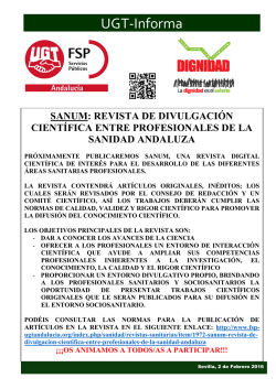 2-02-2016 UGT Informa--Revista Digital SANUM