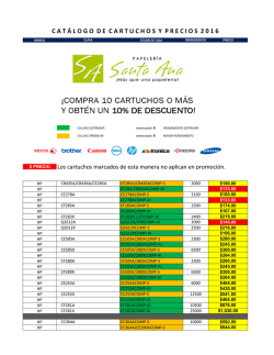 cartuchos compatibles - Papeler&iacute;a Santa Ana