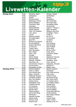 Sonntag, 07.02. 02:00 02:00 02:00 02:00 02:00 02:00 02:00