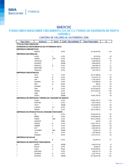 cartera - BBVA Bancomer