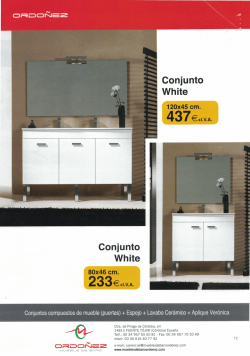 ORDO&Ntilde;EZ Muebles de ba&ntilde;o