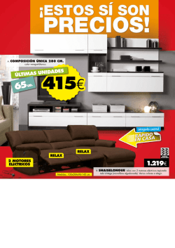 &iexcl;ESTOS SI SON PRECIOS!!!