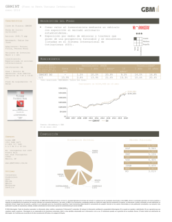 composici&oacute;n rendimientos descripci&oacute;n del fondo
