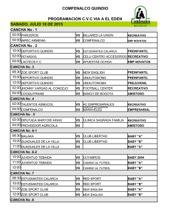 comfenalco quindio programacion cvc via a el eden sabado, julio 18