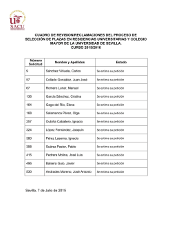 Resoluci&oacute;n de reclamaciones