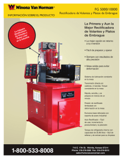 FG 5000/10000 - Winona Van Norman