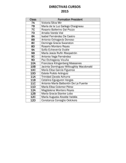 DIRECTIVAS CURSOS 2015