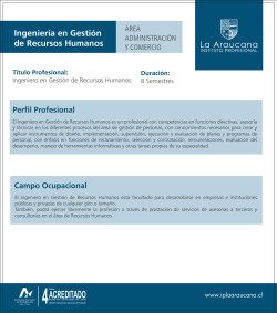 ingenieria en gestion de recursos humanos
