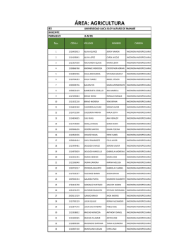 &Aacute;REA: AGRICULTURA - bienvenidos snna