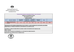 Resultado de Convocatoria N&deg; 026-2015