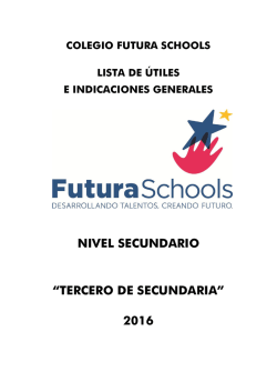 nivel secundario &ldquo;tercero de secundaria&rdquo; 2016