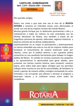 ii conferencia distrital rotaria