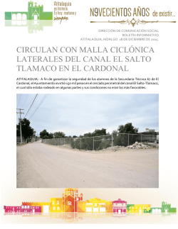 circulan con malla cicl&oacute;nica laterales del canal el salto
