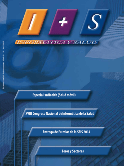 Especial: mHealth (Salud m&oacute;vil) XVIII Congreso Nacional de