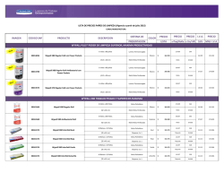 Lista de precios Wypall - Distribuidora Surtitodo