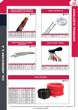C&oacute;d. 740100 - Jimenezcorp