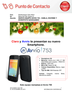 NUEVO EQUIPO AVVIO 753 - Cell Digital Distribuidor Autorizado