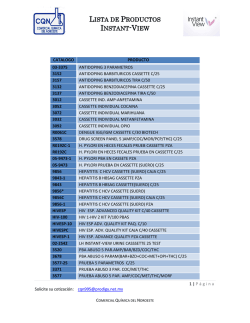 lista de productos instant-view - Comercial Qu&iacute;mica del Noroeste