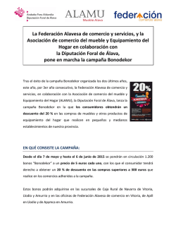 La Federaci&oacute;n Alavesa de comercio y servicios, y la Asociaci&oacute;n de