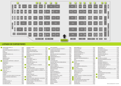 LISTADO DE EXPOSITORES
