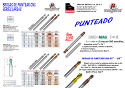 1 = 2 brocas CNC sencillas, - Arro. Herramientas de corte