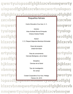 Peque&ntilde;os h&eacute;roes