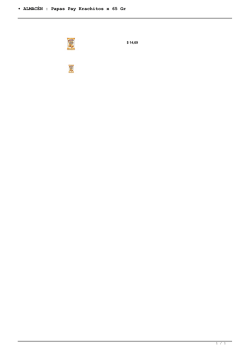 &bull; ALMAC&Eacute;N : Papas Pay Krachitos x 65 Gr