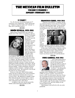 The Mexican Film bulletin