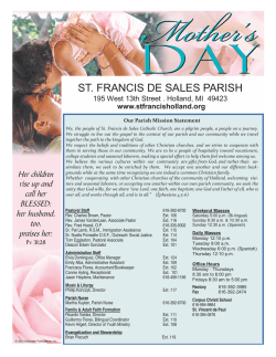ST. FRANCIS DE SALES PARISH